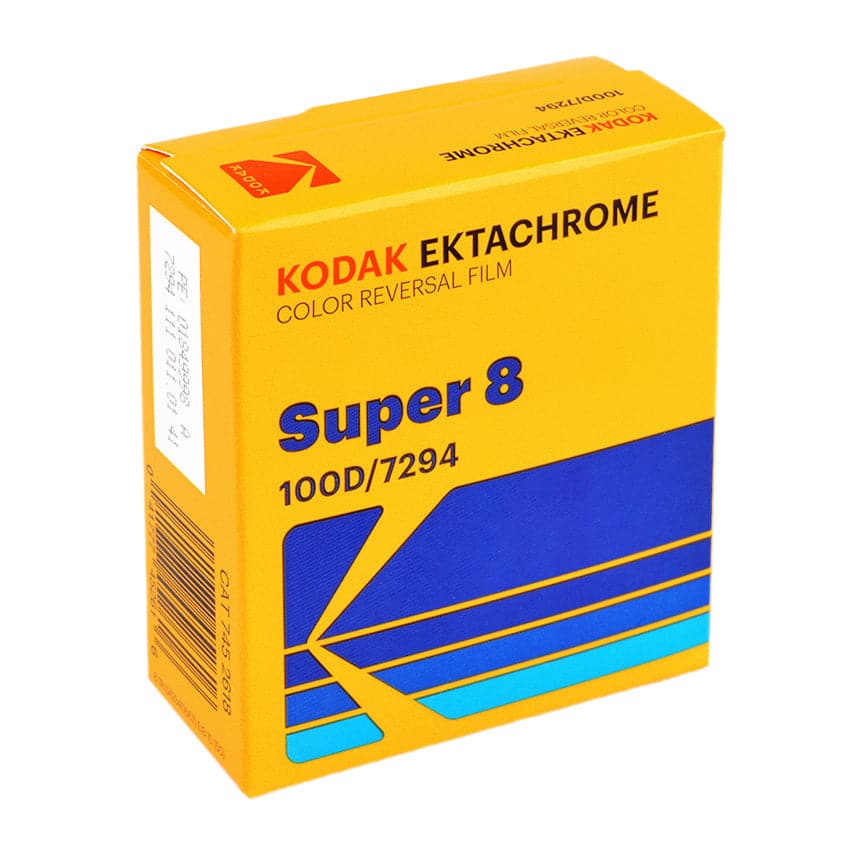 Ektachrome 100D Color Reversal Film 7294, 50 Ft Super8 Cartridge