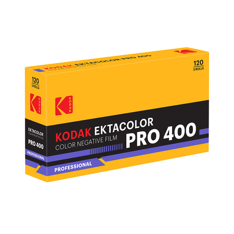 EKTACOLOR PRO 400 Color Negative Film, 120 5-Pack