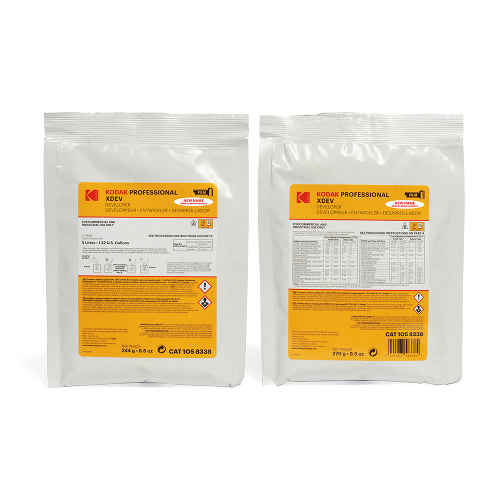 PROFESSIONAL XDEV B&W Film Developer, Powder Concentrate to make 5 Lit ...