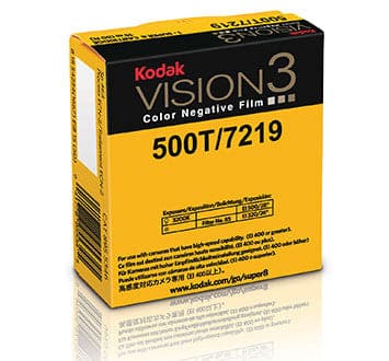 500T Color Negative Film VISION3 7219, 50 ft Super8 Cartridge